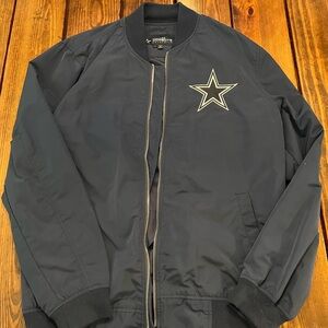 NFL DALLAS COWBOYS Men's Navy Bomber Jacket